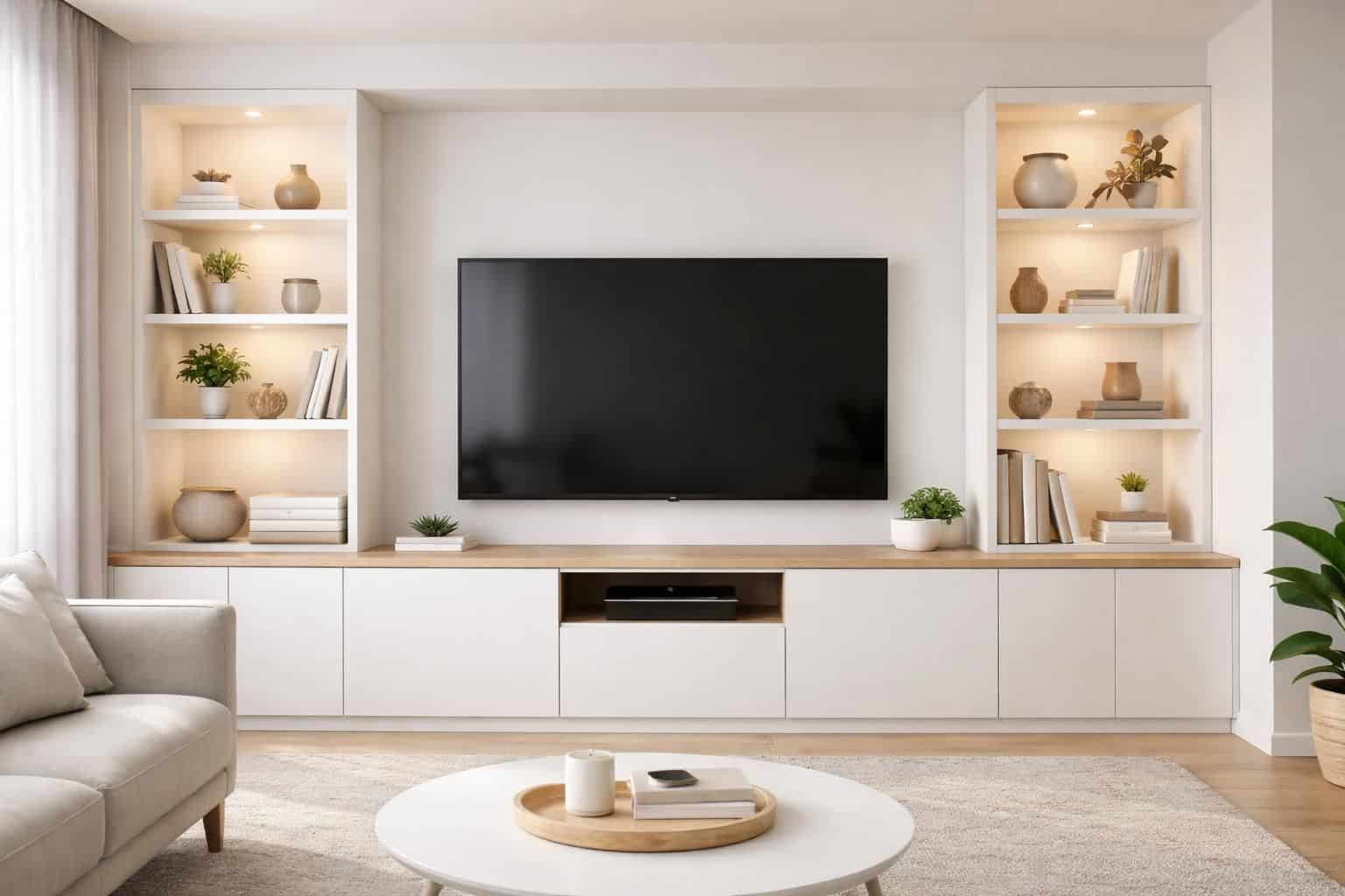 découvrez des astuces efficaces pour optimiser le rangement dans votre meuble tv et garder votre espace salon organisé et harmonieux.