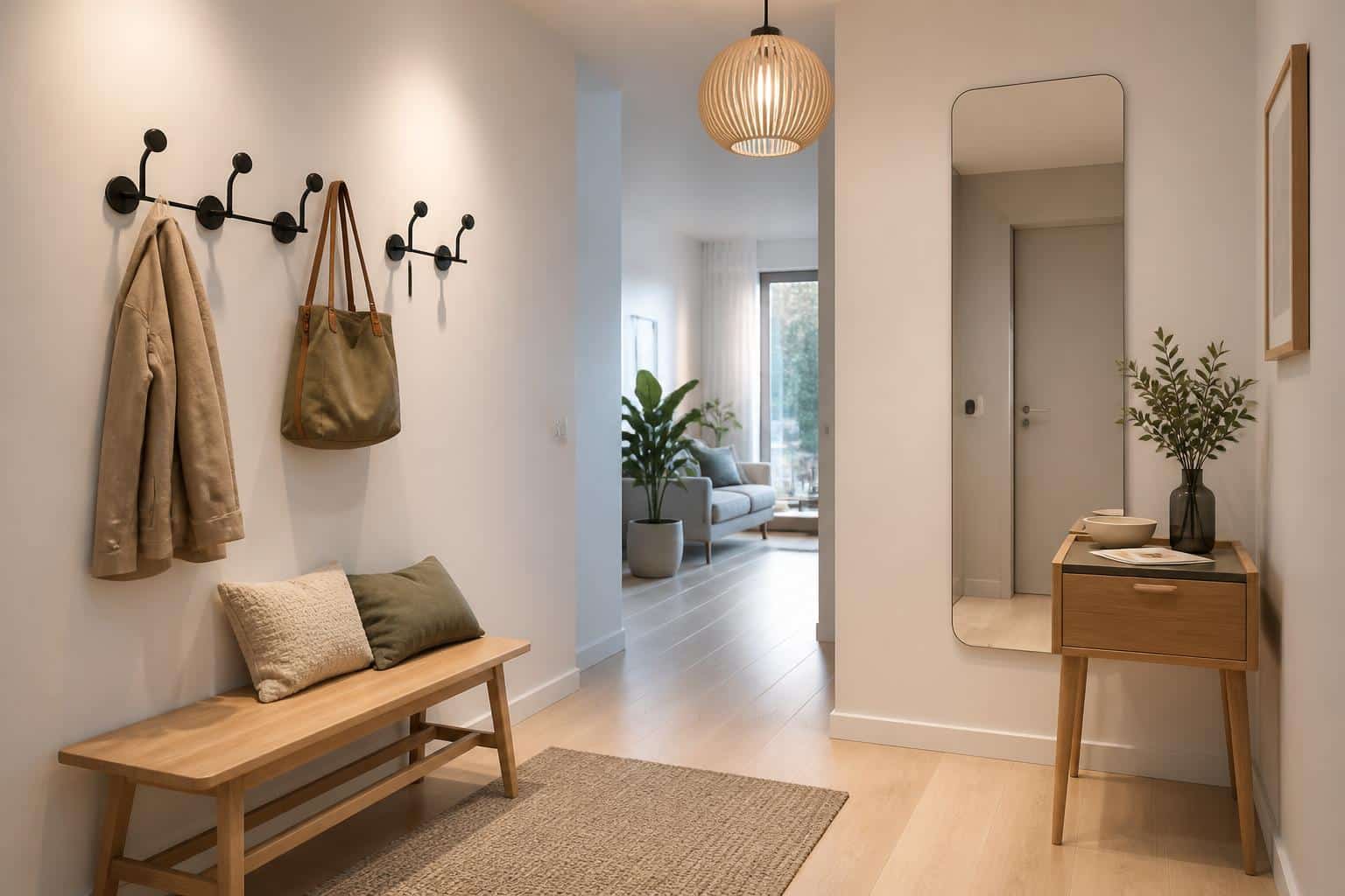 Optimiser son entrée sans placard intégré : astuces et idées