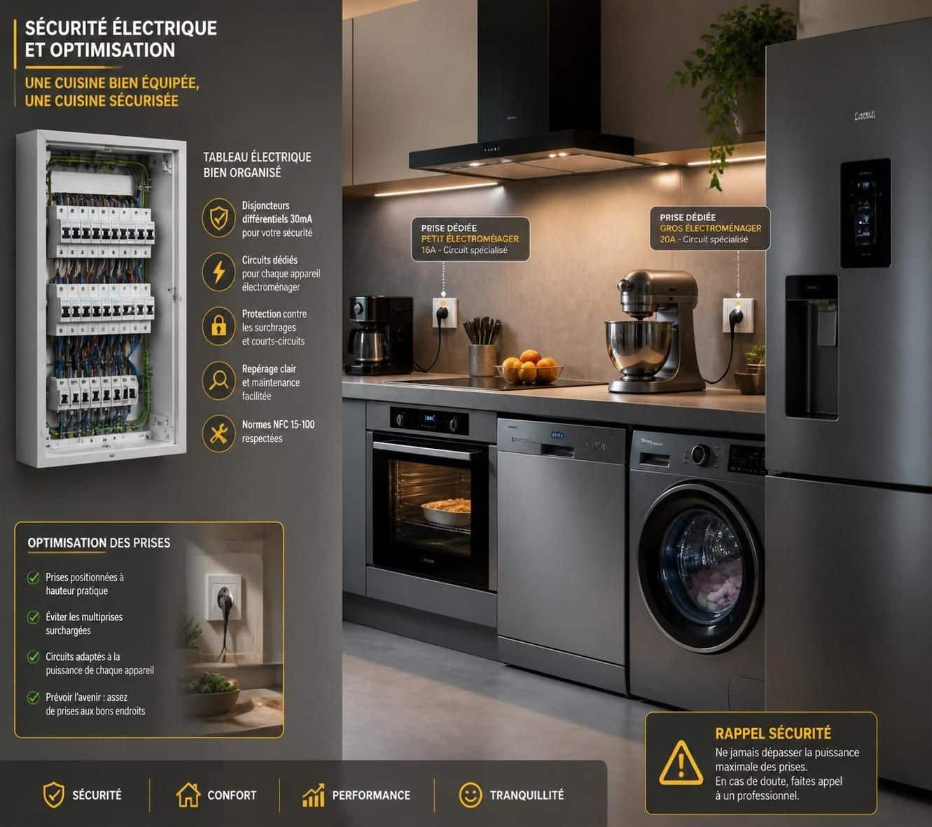 découvrez comment choisir des appareils électroménagers adaptés lorsque vous manquez de prises électriques, pour un intérieur fonctionnel et optimisé.
