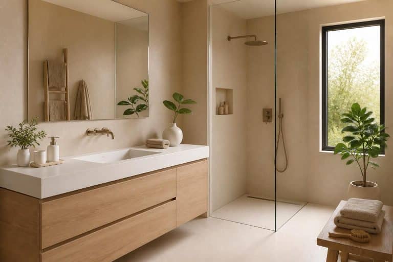 découvrez comment l'association du beige et du bois transforme votre salle de bain en un espace chaleureux et élégant. inspirez-vous de nos idées déco pour une ambiance naturelle et apaisante.