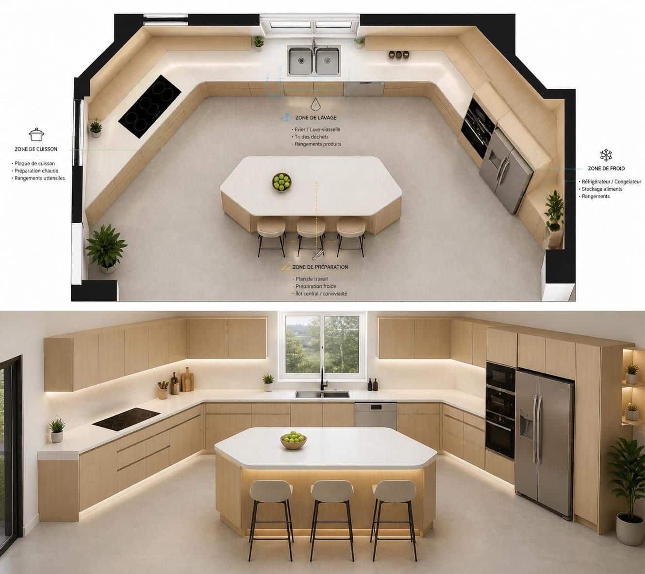 découvrez comment aménager une cuisine en boomerang pour optimiser l'espace et créer une atmosphère moderne et fonctionnelle.