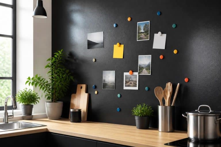 découvrez comment la peinture magnétique transforme votre cuisine en un espace pratique et ludique, idéal pour afficher notes, recettes et photos facilement.