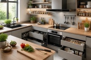 découvrez comment réorganiser votre cuisine pour optimiser l'espace et rendre la préparation des repas plus agréable et efficace.